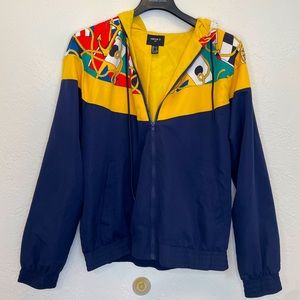 Bold Nautical Mens Zip-Up Jacket Windbreaker Hooded